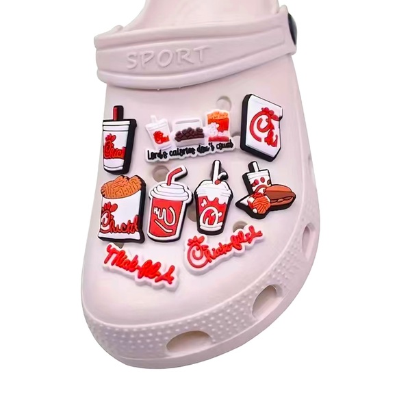 25 pcs Fast Food Croc Charms - Picture 2 of 2